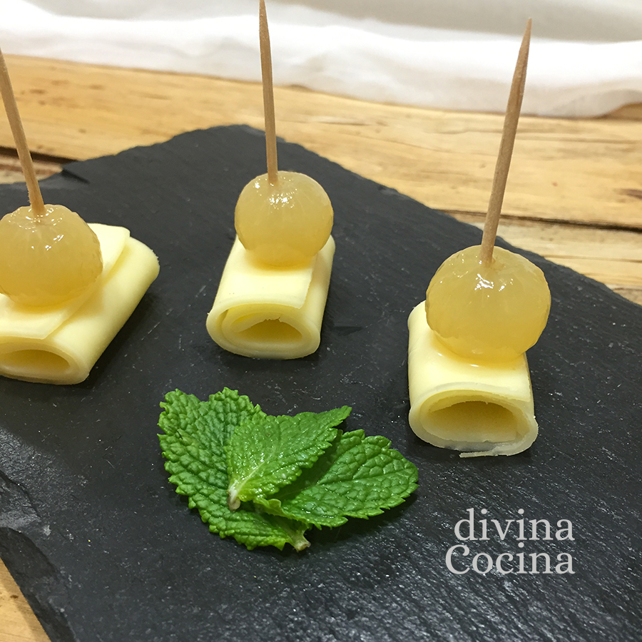 canape de queso y uvas canape de queso y uvas canap