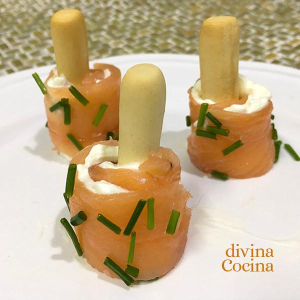 receta de canapes con palitos de salmon receta de canapes con palitos de salmon