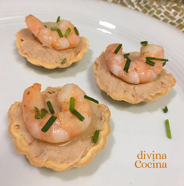 tartaletas de marisco tartaletas de marisco