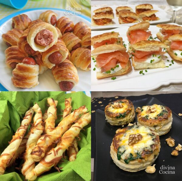 7 aperitivos con hojaldre para invitados