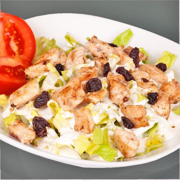 ensalada de pollo con pasas y yogur ensalada de pollo con pasas y yogur