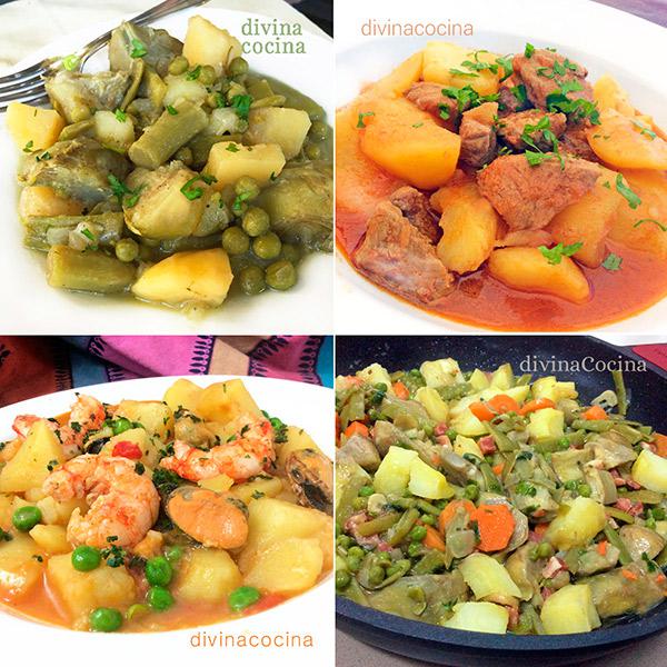 guisos caseros con patatas guisos caseros con patatas