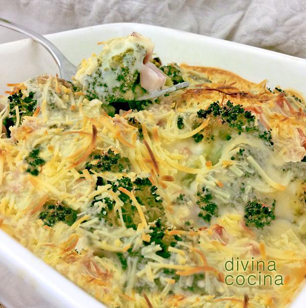 brócoli gratinado