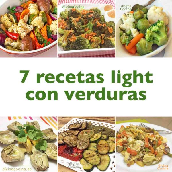 7 recetas light con verduras