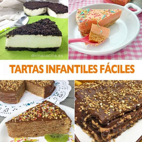 7 tartas infantiles fáciles