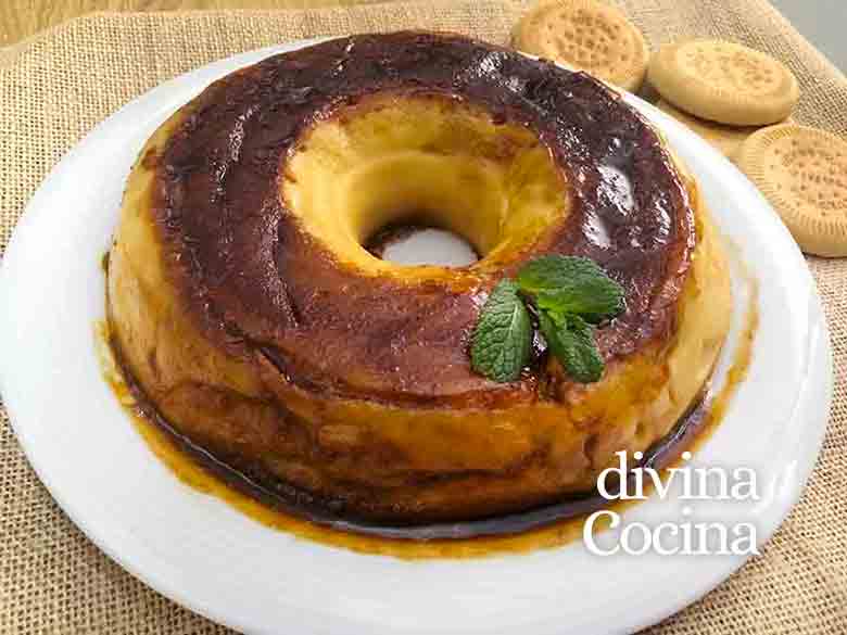 FLAN DE GALLETAS Flan de galletas