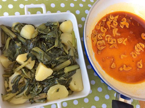 acelgas con ajada acelgas con ajada