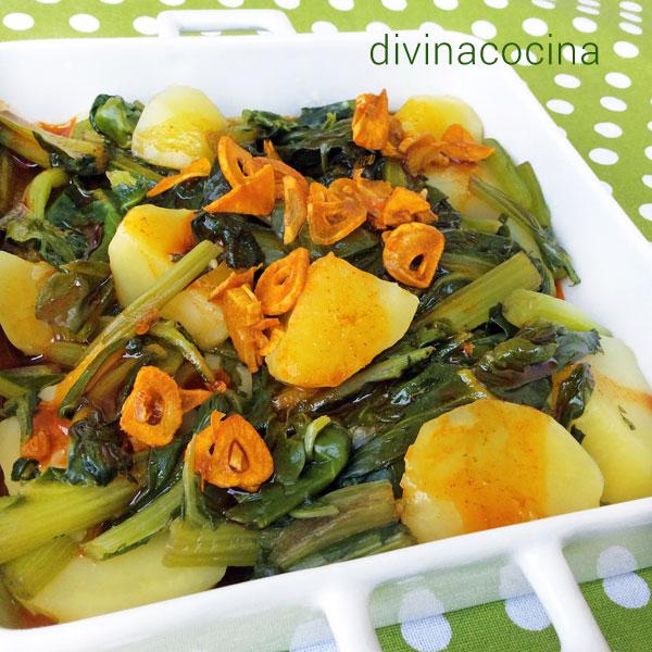 acelgas con ajada acelgas con ajada