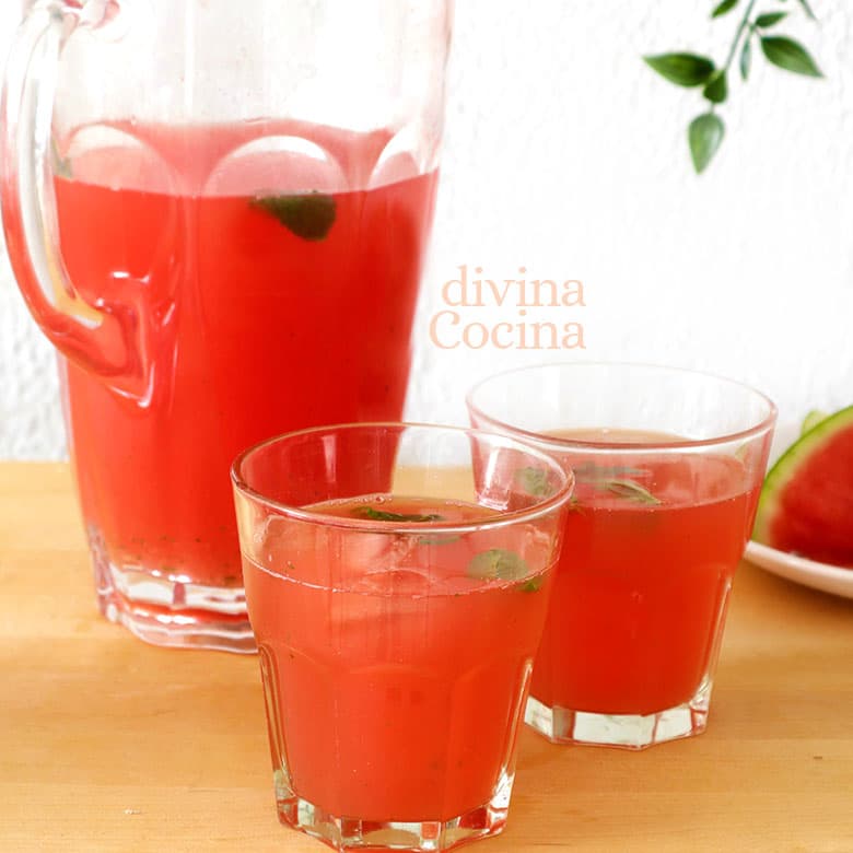 agua fresca de sandia hierbabuena agua fresca de sandia hierbabuena