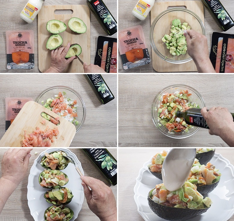 aguacates rellenos de ahumados paso paso aguacates rellenos de ahumados paso paso
