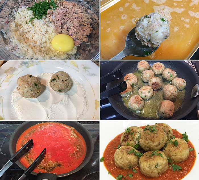 albondigas de arroz y atun paso a paso albondigas de arroz y atun paso a paso