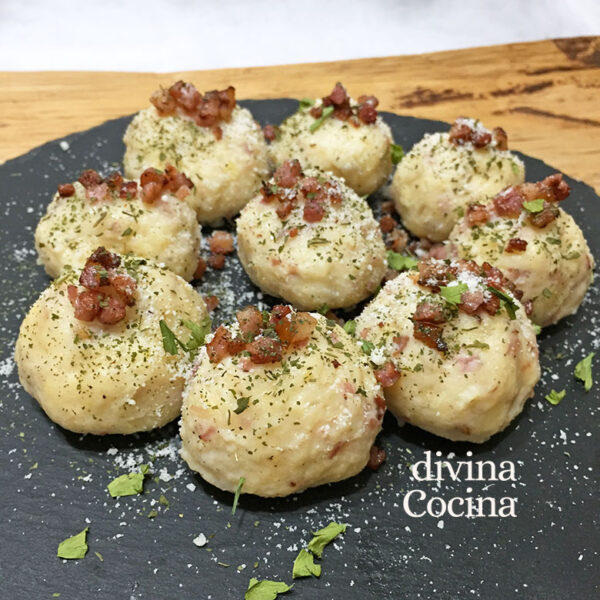 Albóndigas de patata alemanas (Knödel)
