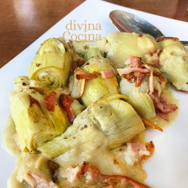 Alcachofas a la crema