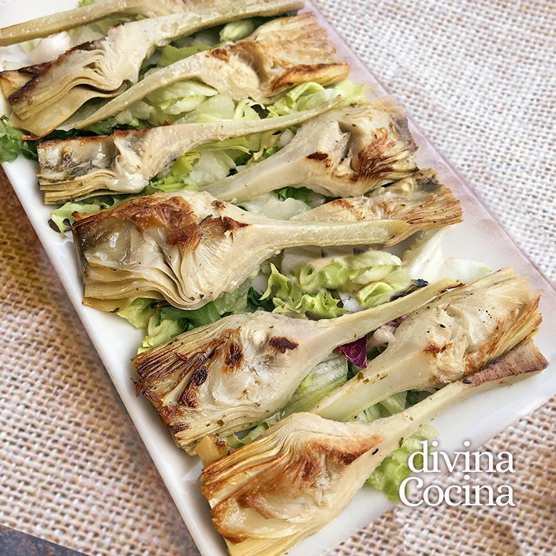 alcachofas a la plancha alcachofas a la plancha