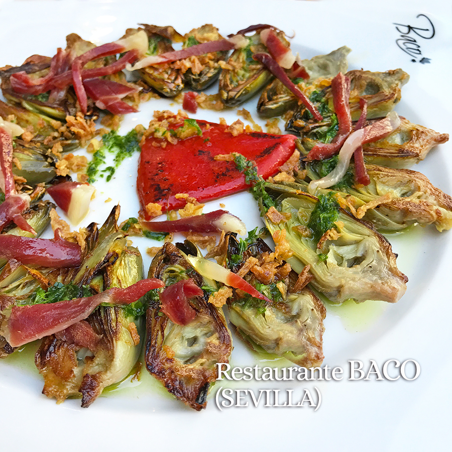 alcachofas a la plancha con jamon alcachofas a la plancha con jamon