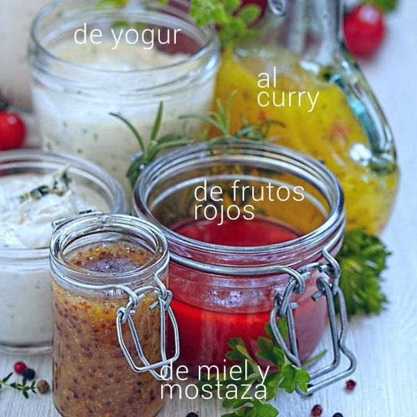 Aliños y vinagretas para Ensaladas