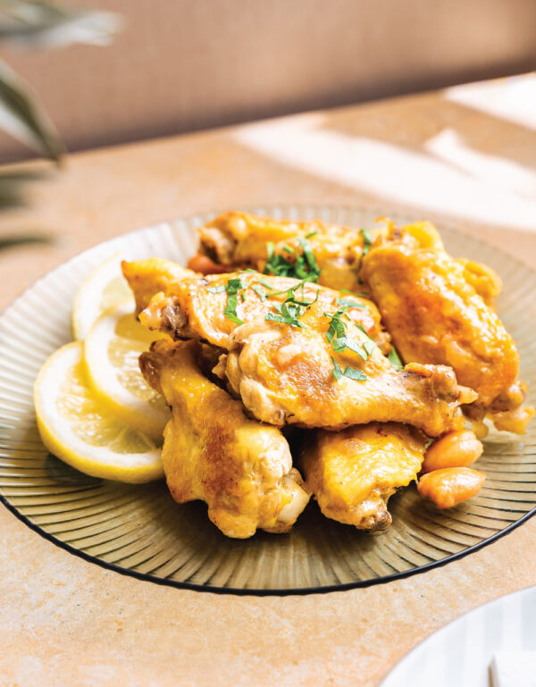 Alitas de pollo al limón