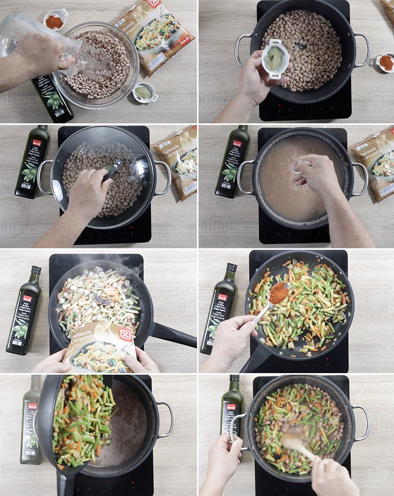 alubias jardinera paso a paso alubias jardinera paso a paso