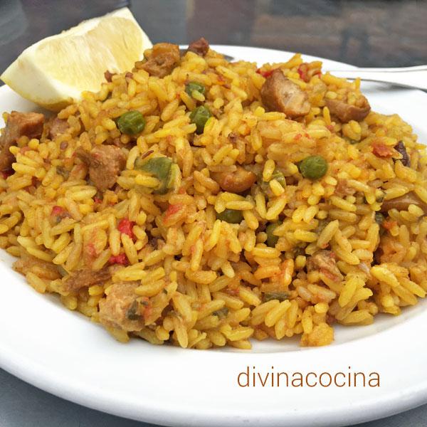 Arroz campero con carne