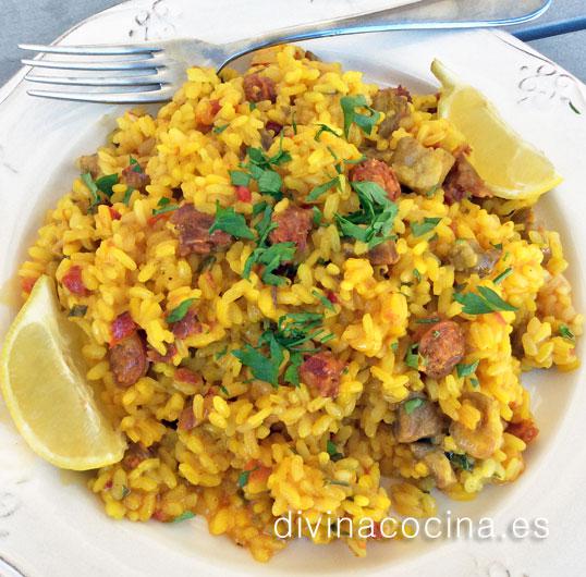 arroz chacienro en vista superior arroz-chacinero-vista-superior