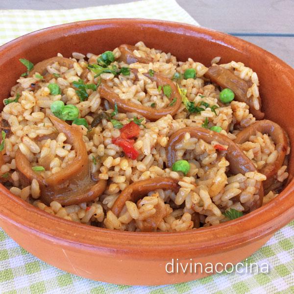 arroz con calamares