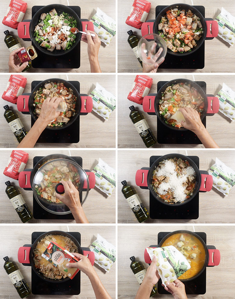 arroz costillas alcachofas paso a paso arroz costillas alcachofas paso a paso