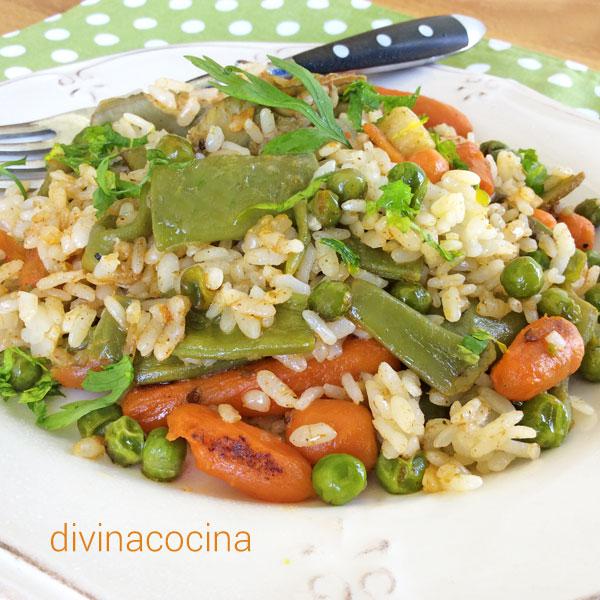 Arroz con verduras