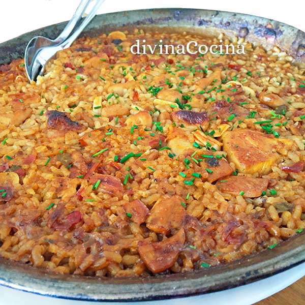 arroz del señorito al horno