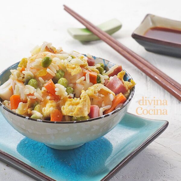 Arroz tres delicias chino