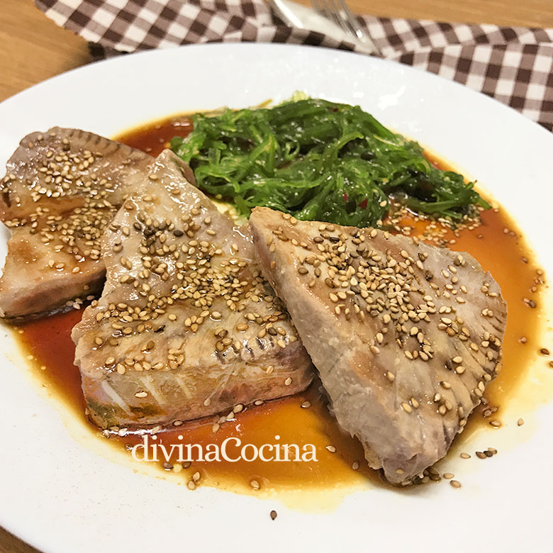 atun con salsa de soja y limon o lima atun con salsa de soja y limon o lima