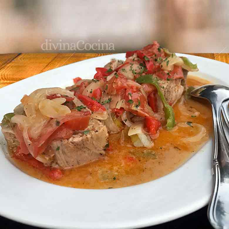 atun en salsa con verduras atun en salsa con verduras