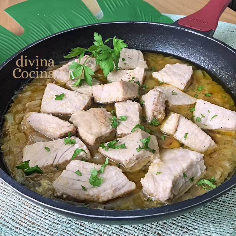 atun en salsa de perdiz