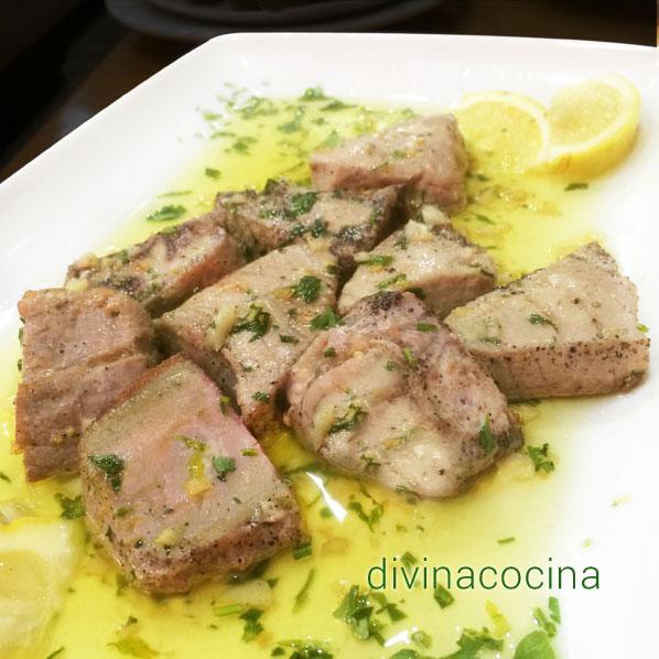 atún salteado al jerez atún salteado al jerez