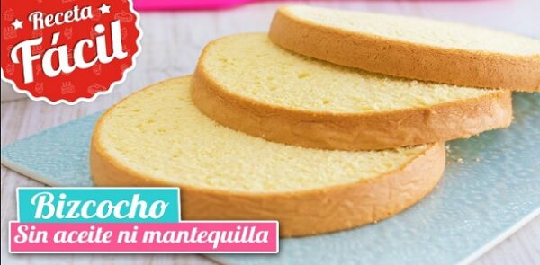 BIZCOCHO LIGERO sin aceite ni mantequilla | Receta fácil | Quiero YA!!! Si te gusta dinos HOLA y dale a Me Gusta MIREN …