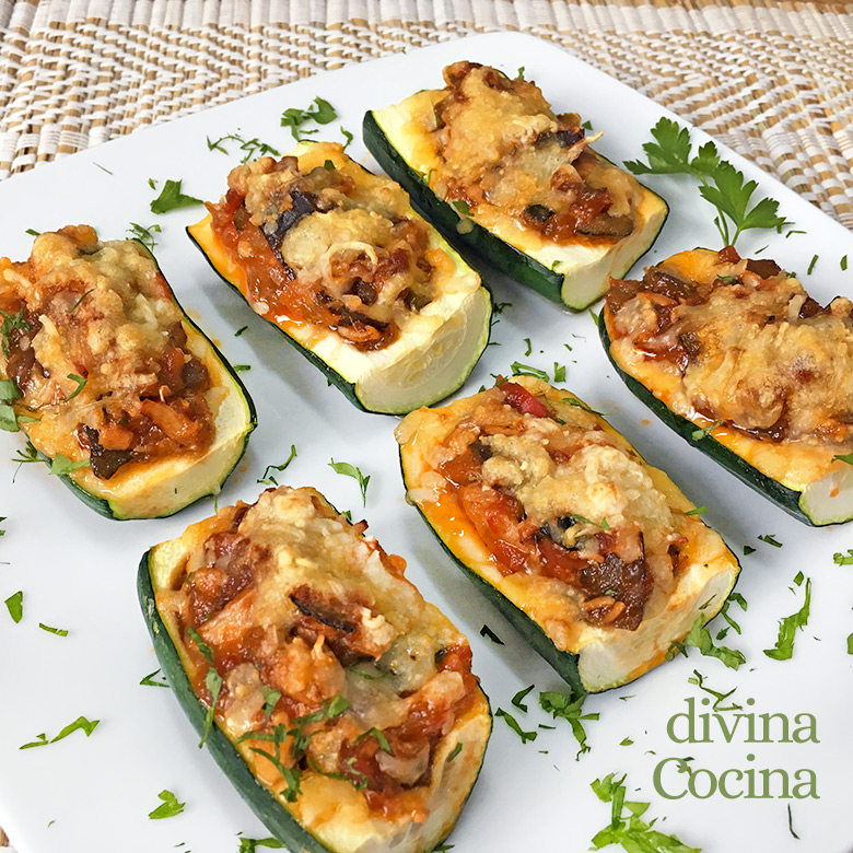 barquitas de calabacin barquitas de calabacin