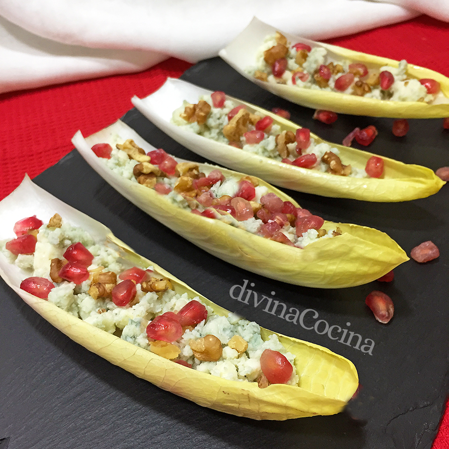 barquitas de endivia barquitas de endivia