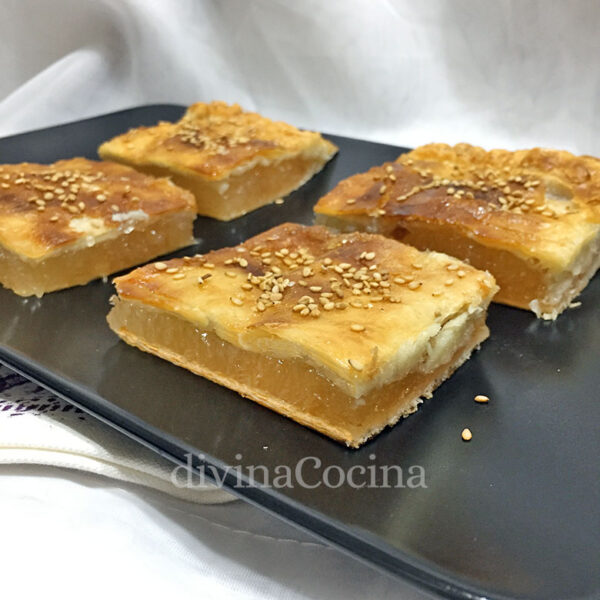 Bayonesa de Hojaldre y Cabello de Ángel