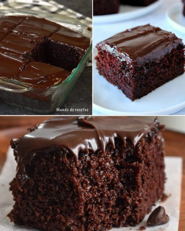 Bizcocho de chocolate casero