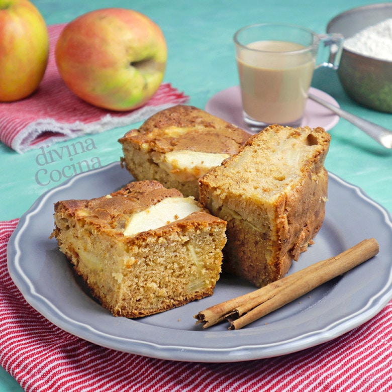 bizcocho de manzana y yogur