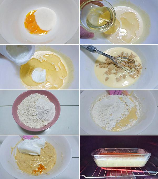 bizcocho de turrón paso a paso