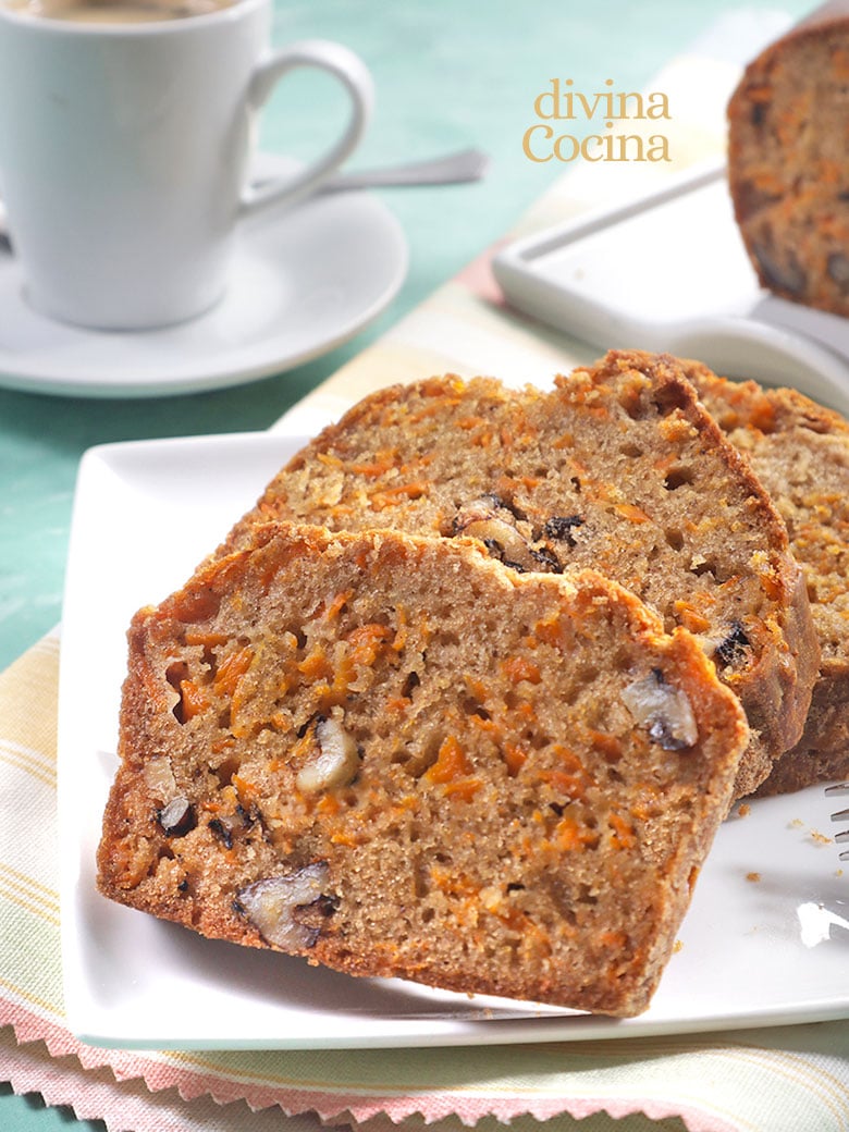 bizcocho de zanahoria sin azucar bizcocho de zanahoria sin azucar