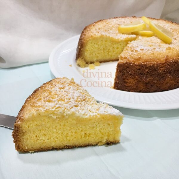 Bizcocho sin gluten de yogur y limón