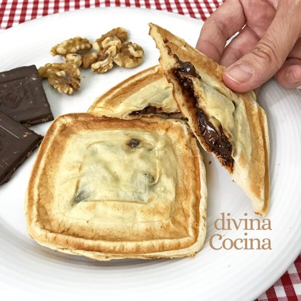 Bizcosándwich de chocolate