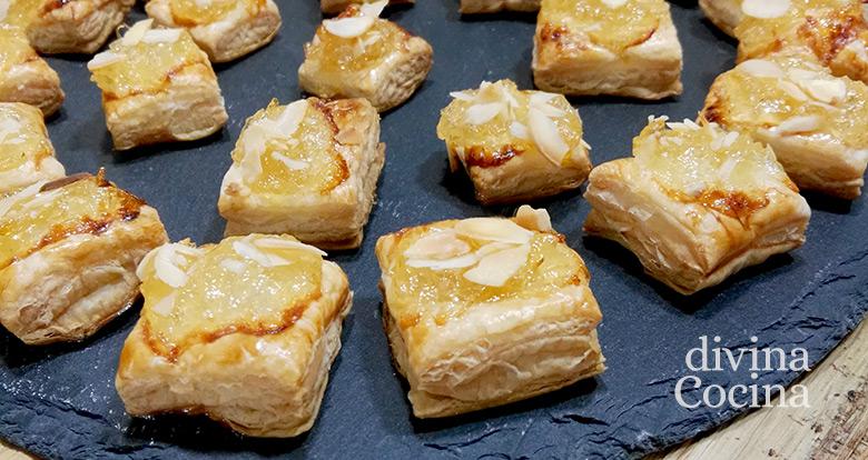 bocaditos hojaldre cabello de angel F bocaditos hojaldre cabello de angel F