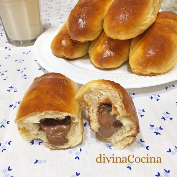 Bollos rellenos de chocolate (Bollycao)