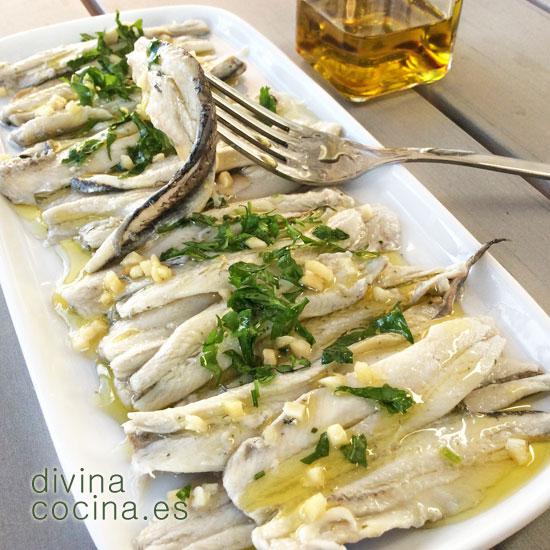Receta de boquerones en vinagre Boquerones en Vinagre