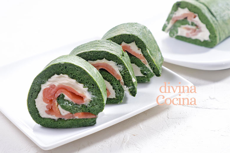 brazo de gitano de espinacas y salmon brazo de gitano de espinacas y salmon