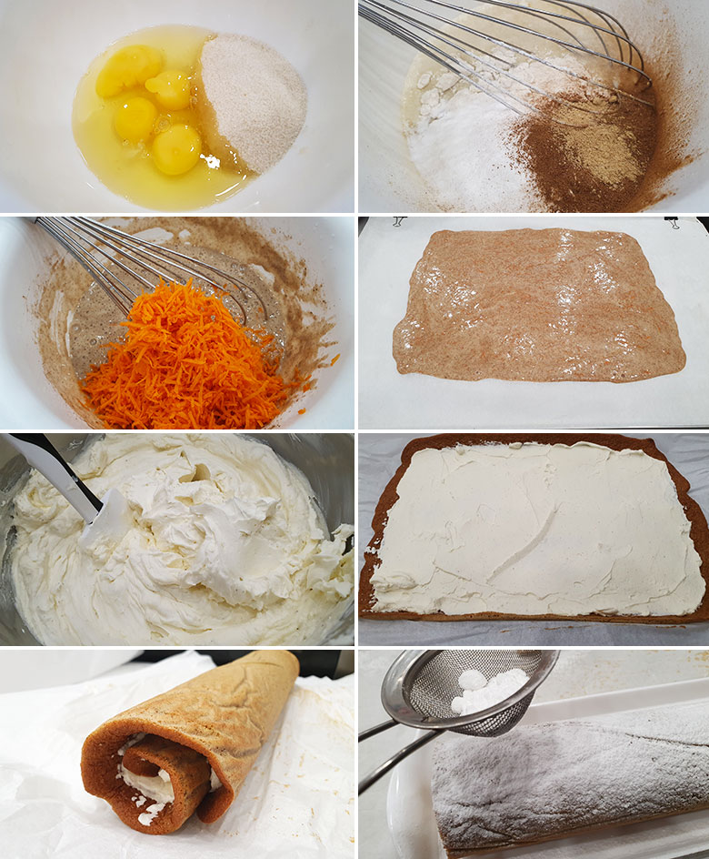 brazo gitano zanahorias carrot cake enrollado paso paso brazo gitano zanahorias carrot cake enrollado paso paso