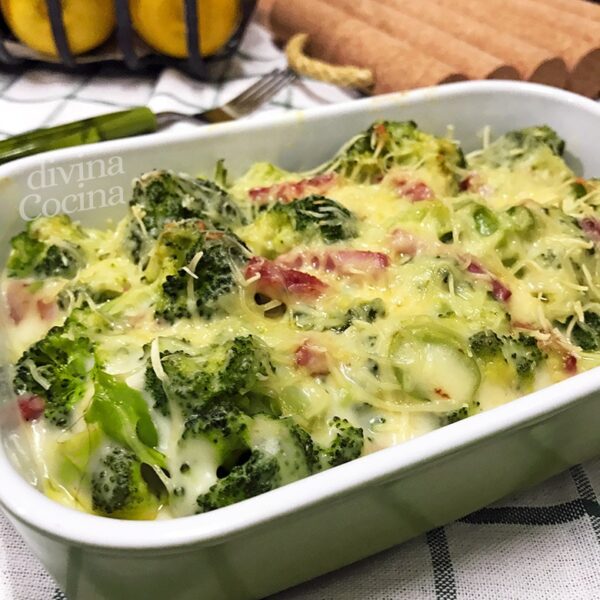 Brócoli gratinado