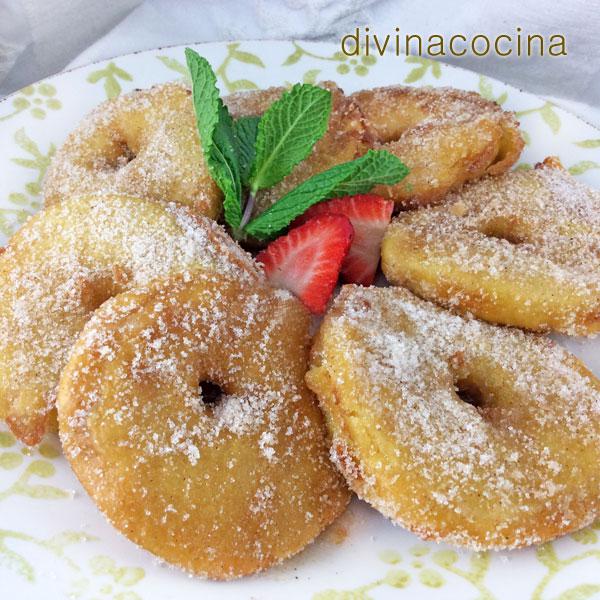 bunuelos de manzana